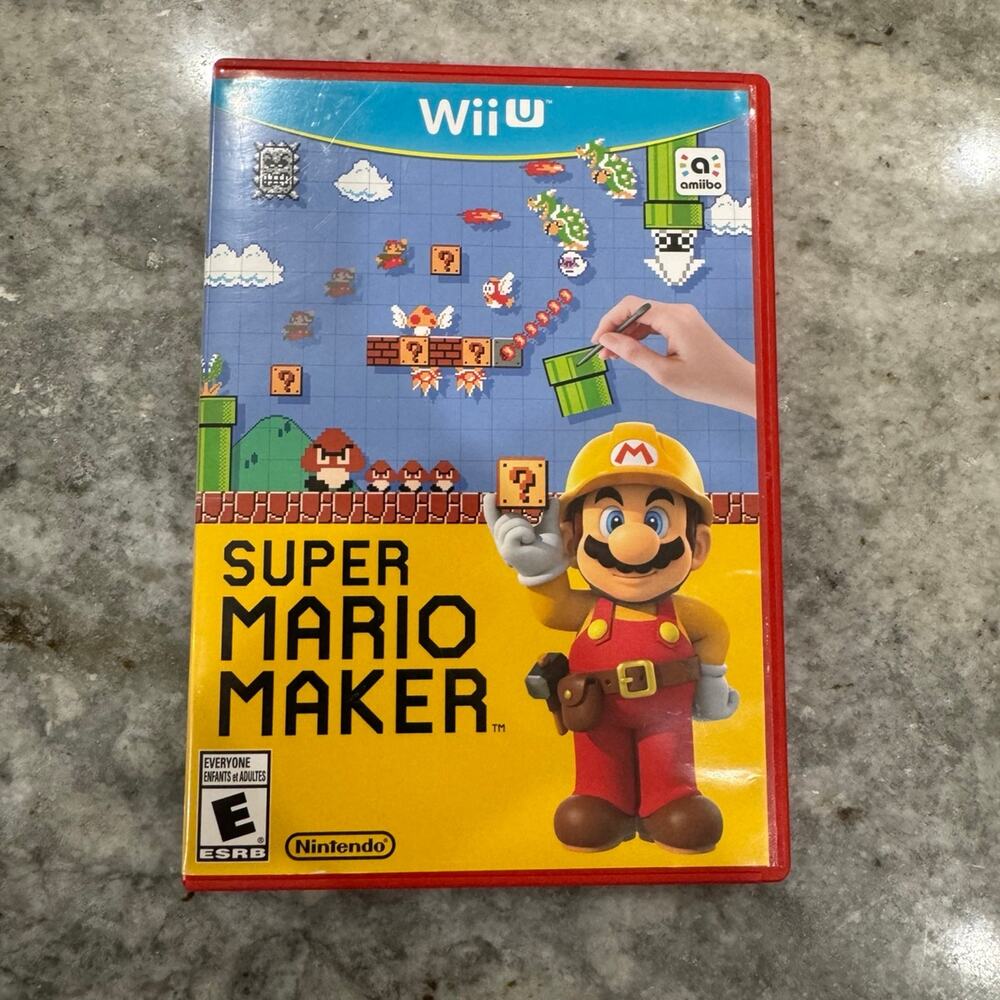 Super Mario Maker Nintendo Wii U Game